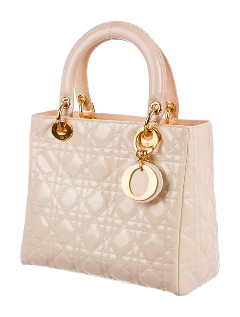 beige lady dior bag|pre owned christian Dior bags.